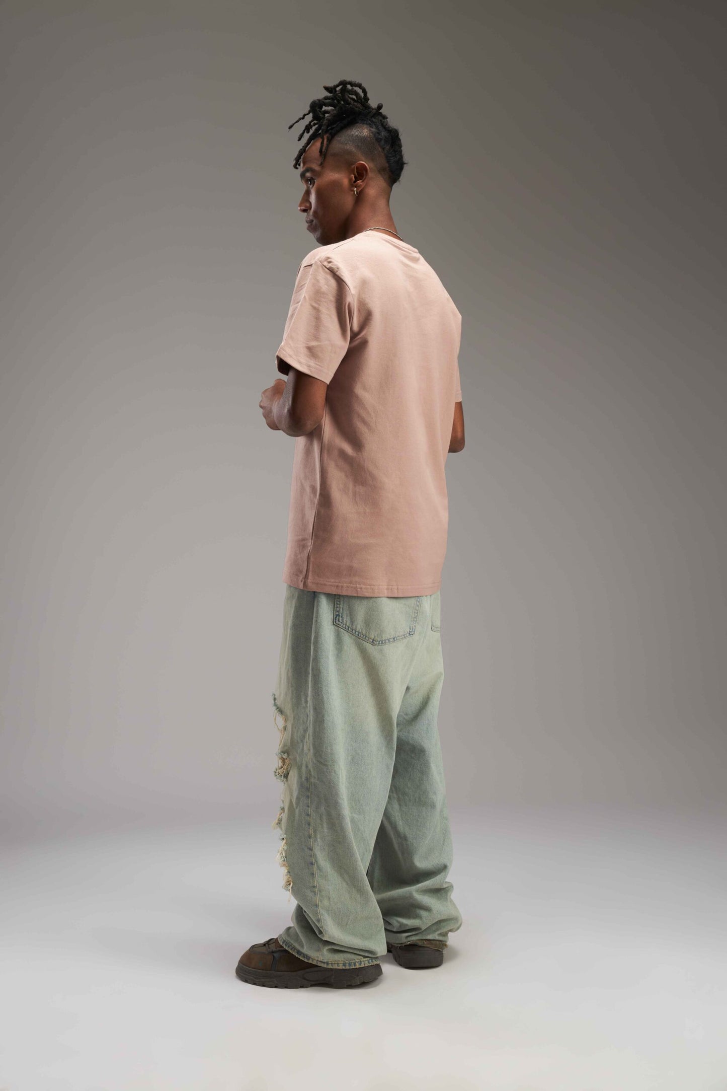 ONION PINK BASIC REGULAR FIT TEE