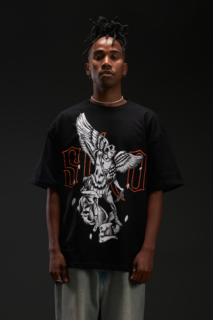 GREEK 999 BLACK TEE