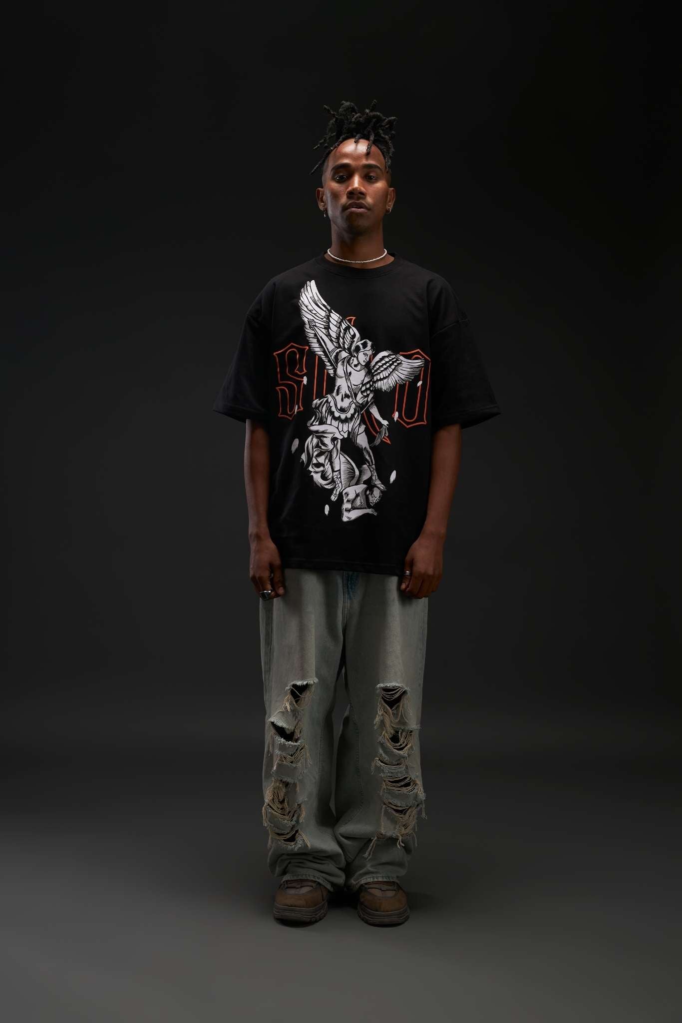 GREEK 999 BLACK TEE