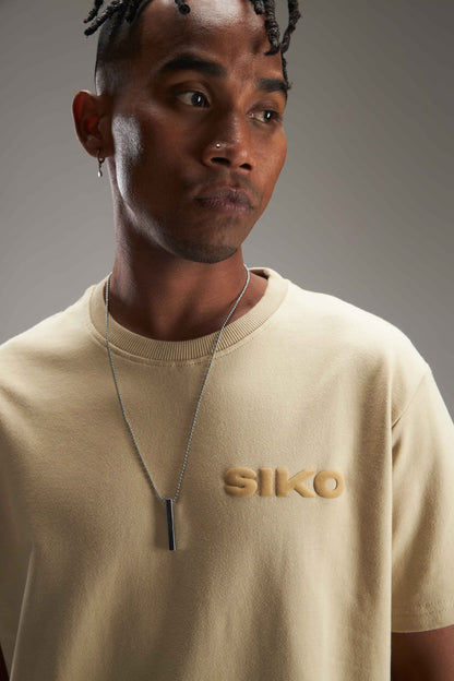 BEIGE BASIC REGULAR FIT TEE
